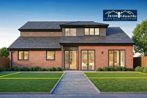 Home extension focusing on boundary line Canterbury